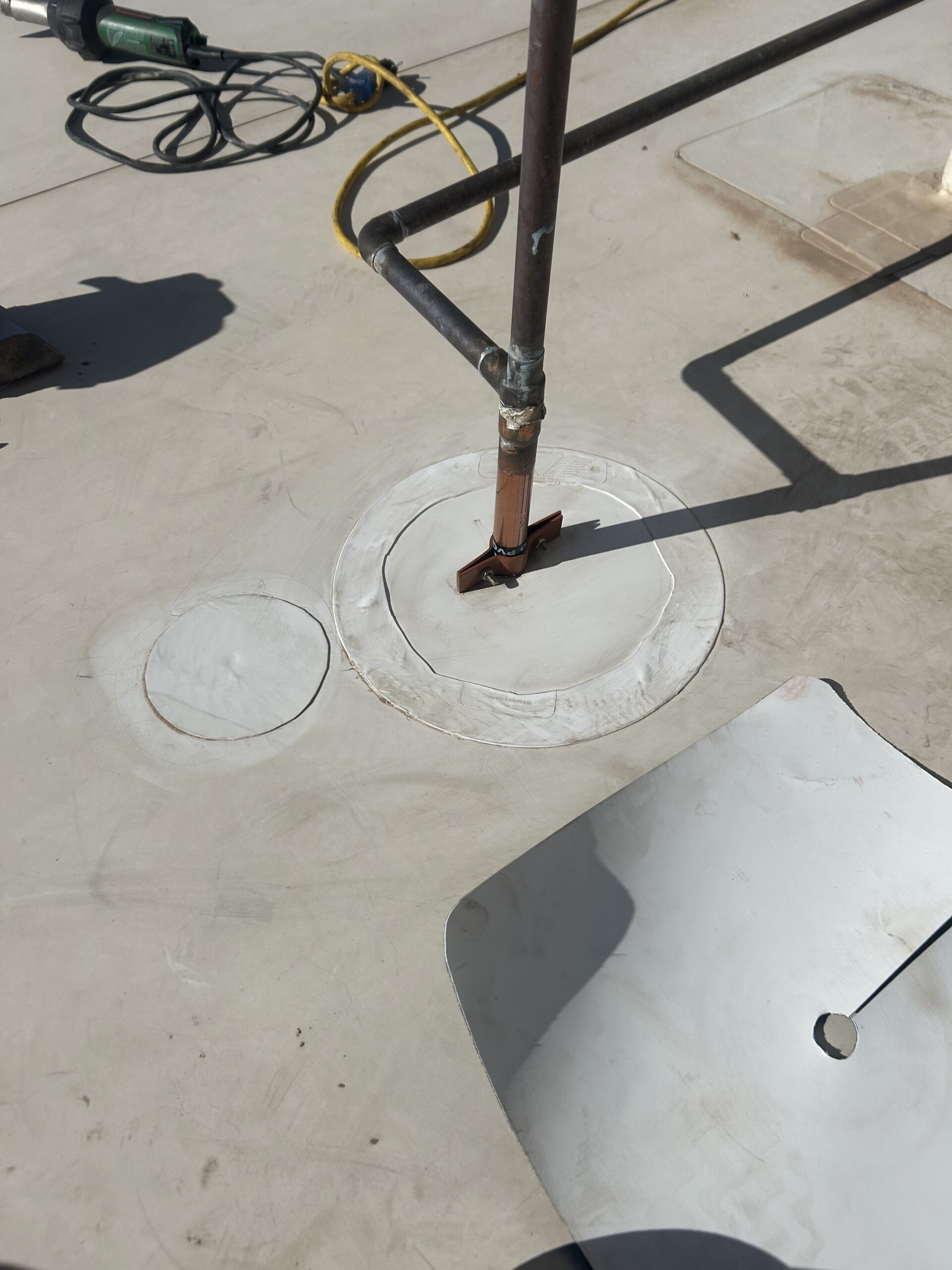 Commercial roofing system project