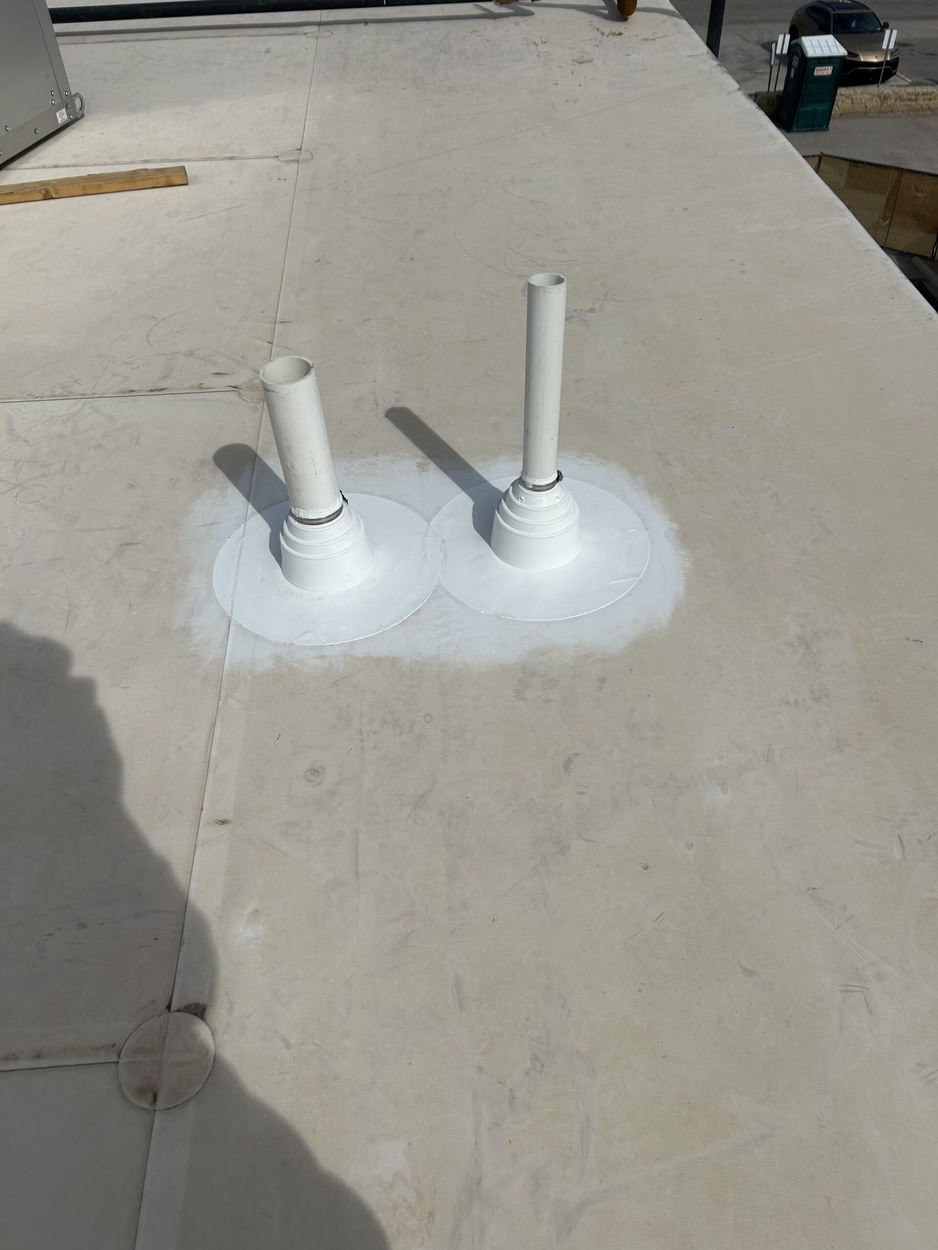 Roof repair and detail work